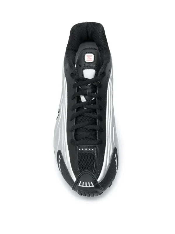Nikee Shox R4 Black Metallic Silver - Image 4