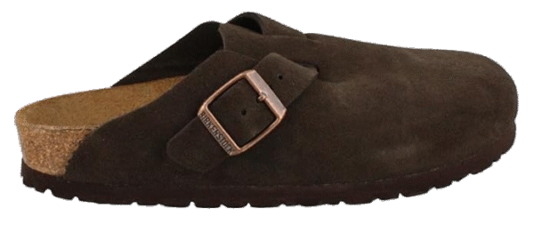 Birkenstock Boston Soft Footbed Clog,Mocha Suede - Image 4