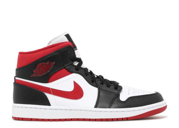 Air Jordan 1 Mid Gym Red Black With Og Box