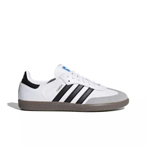 Adida-s Samba White with keychain Womens