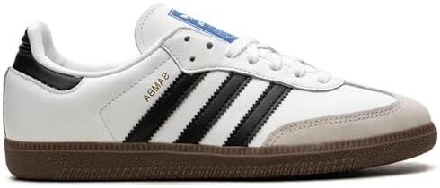 ADIDASS SAMBA WHITE BLACK WITH KEYCHAIN WOMENS