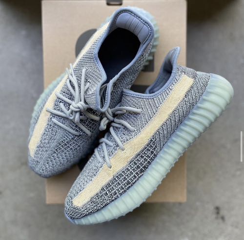 ADIDASS YEEZY BOOST 350 ASH BLUE SEMI UA - Image 2