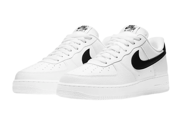 NIKEE AIRFORCE WHITE BLACK - Image 2