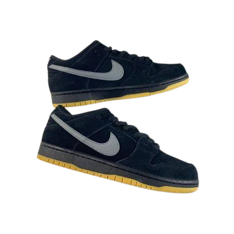 Nikee Sb Dunk Low Fog Black Gum Top Quality with Og Box - Image 3