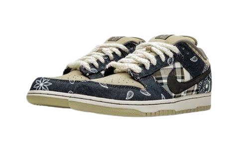 NIkee SB Dunk Low Travis Scott Bandhana With Og Box - Image 2