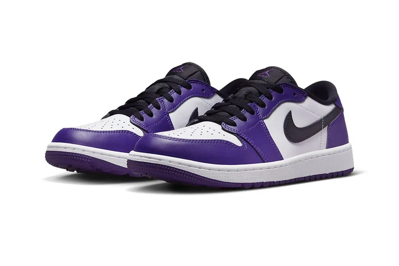Nikee Air Jordan 1 Low Court Purple - Image 4