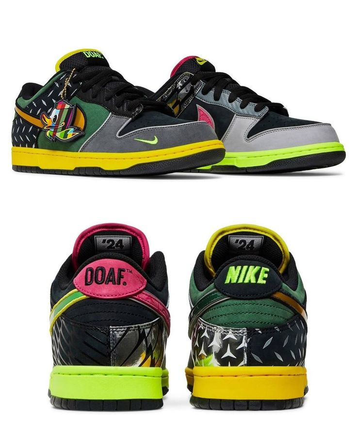 Nikee X DOAF Dunk Low What The Duck University of Oregon - Image 3