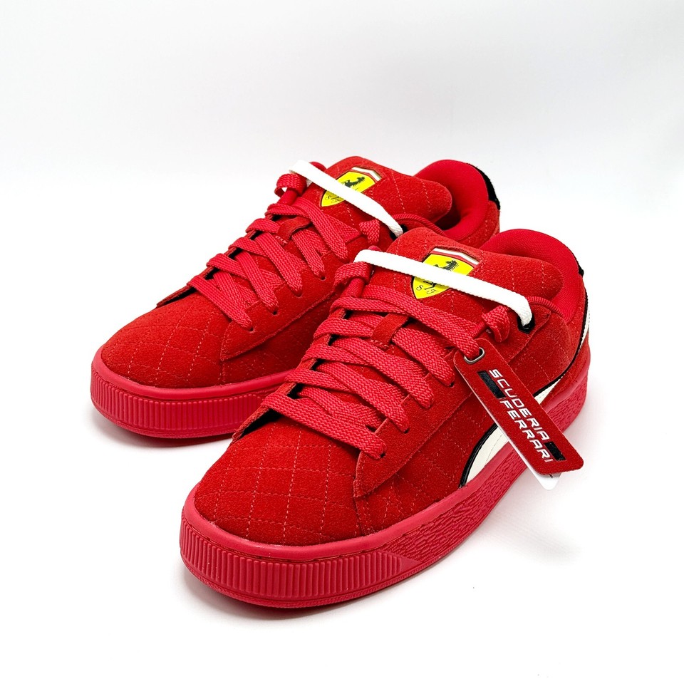 PUMAa SCUDERIA FERRARI RACE SUEDE XL HERO SNEAKERS - Image 3