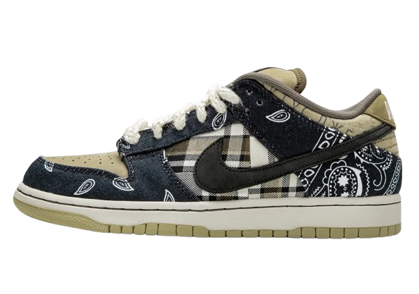 NIkee SB Dunk Low Travis Scott Bandhana With Og Box - Image 3
