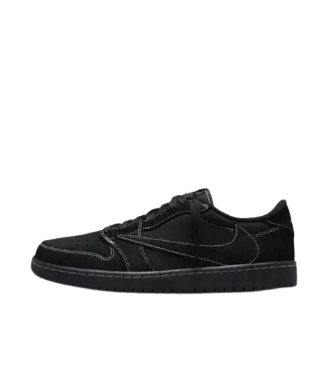 Nikee Air Jordan 1 Low X Travis Scott BLACK PHANTOM Heavy Quality - Image 2