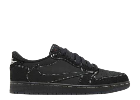 Nikee Air Jordan 1 Low X Travis Scott BLACK PHANTOM Heavy Quality