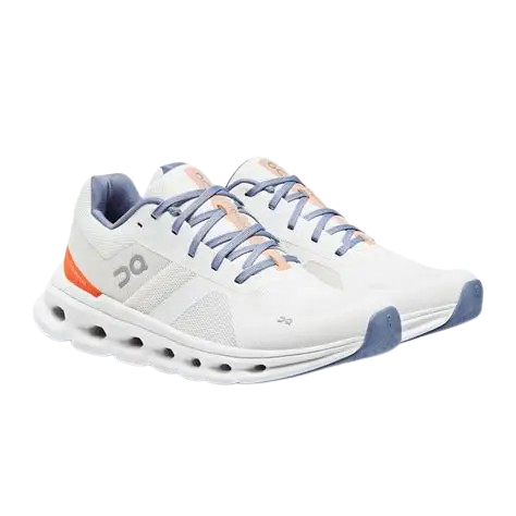 On Cloud Monster Undyed White Flame Running Shoes - Image 2