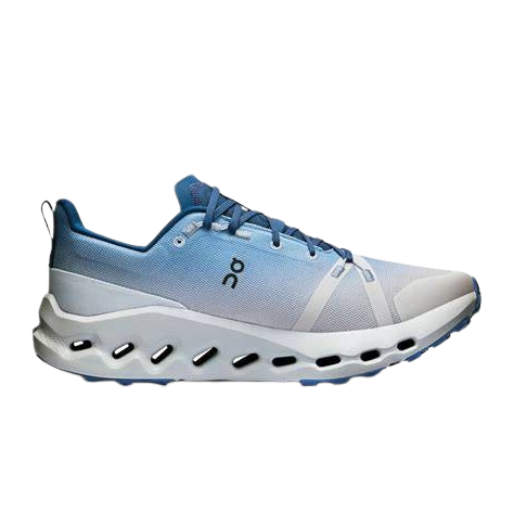 On Cloudsurfer Trail Waterproof Chambray Glacier Fix