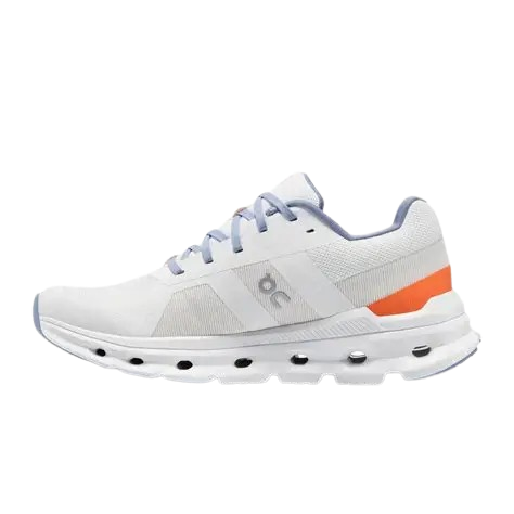 On Cloud Monster Undyed White Flame Running Shoes - Image 3
