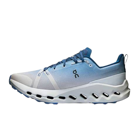 On Cloudsurfer Trail Waterproof Chambray Glacier Fix - Image 3