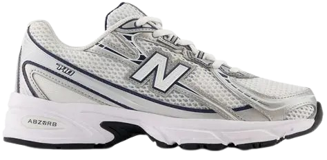 New Balance Unisex 740 Navy with White and Shadow Grey