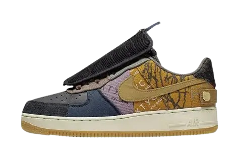 Nik_ee Travis Scott Cactus Jack x Airforce 1 Low With OG Box - Image 3