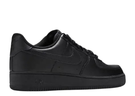 Nike AirForce 1 Low 07 Triple Black UA Quality With Dust Bag Hand Carry Bag - Image 3