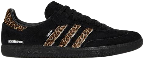 Adidass end x neighborhood x samba black leopard
