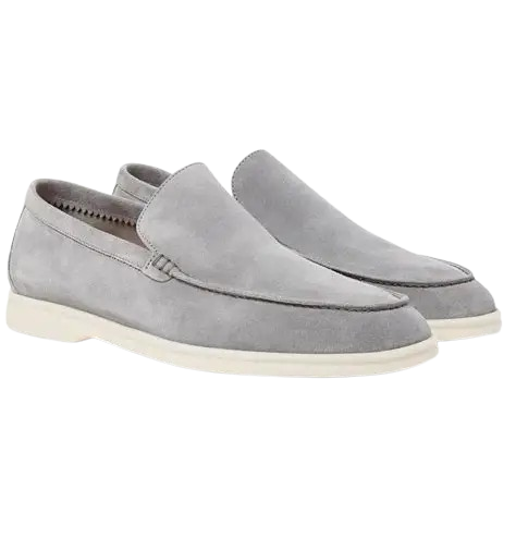 Loro Piano Loafers 18068 Grey - Image 3