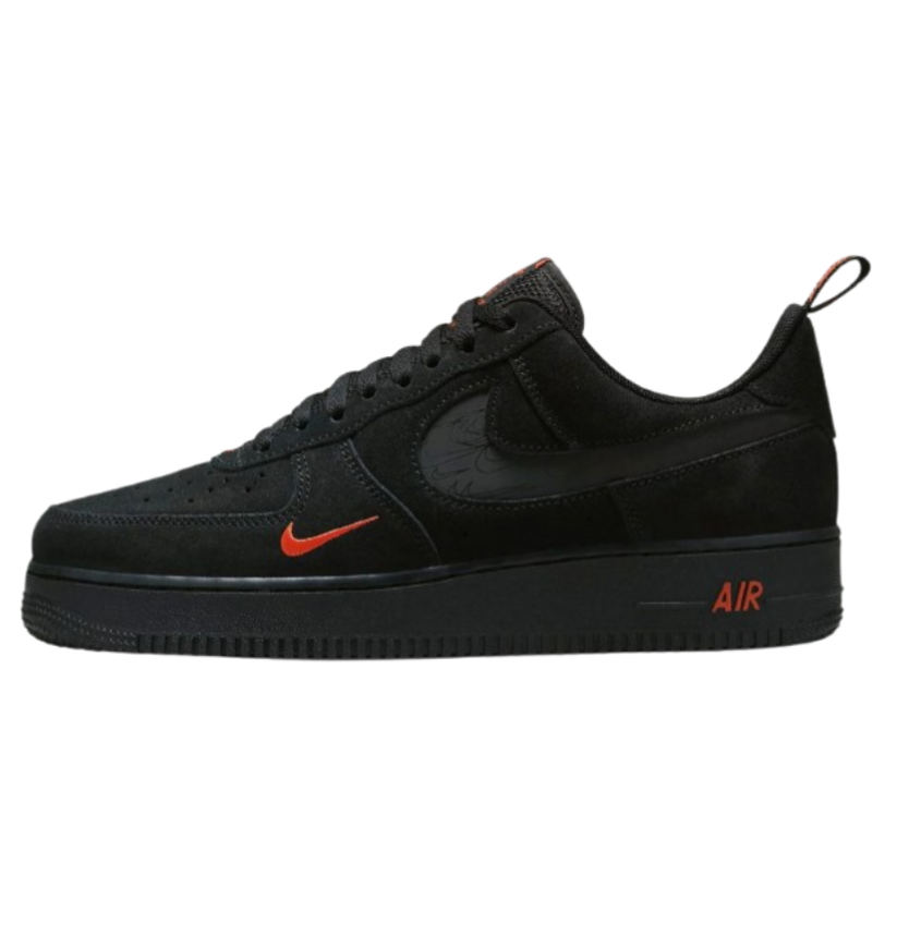 Nike Airforce 1 Multi Swoosh Black Crimson Fix - Image 3