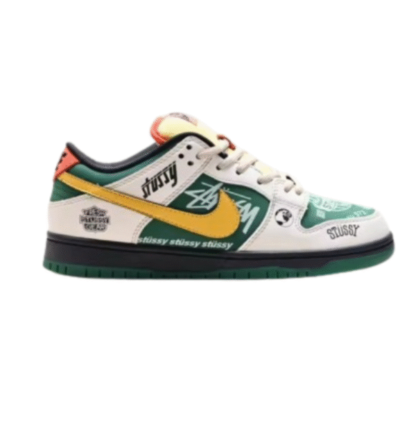 SB Dunk Low Stussy speedway green Shoess