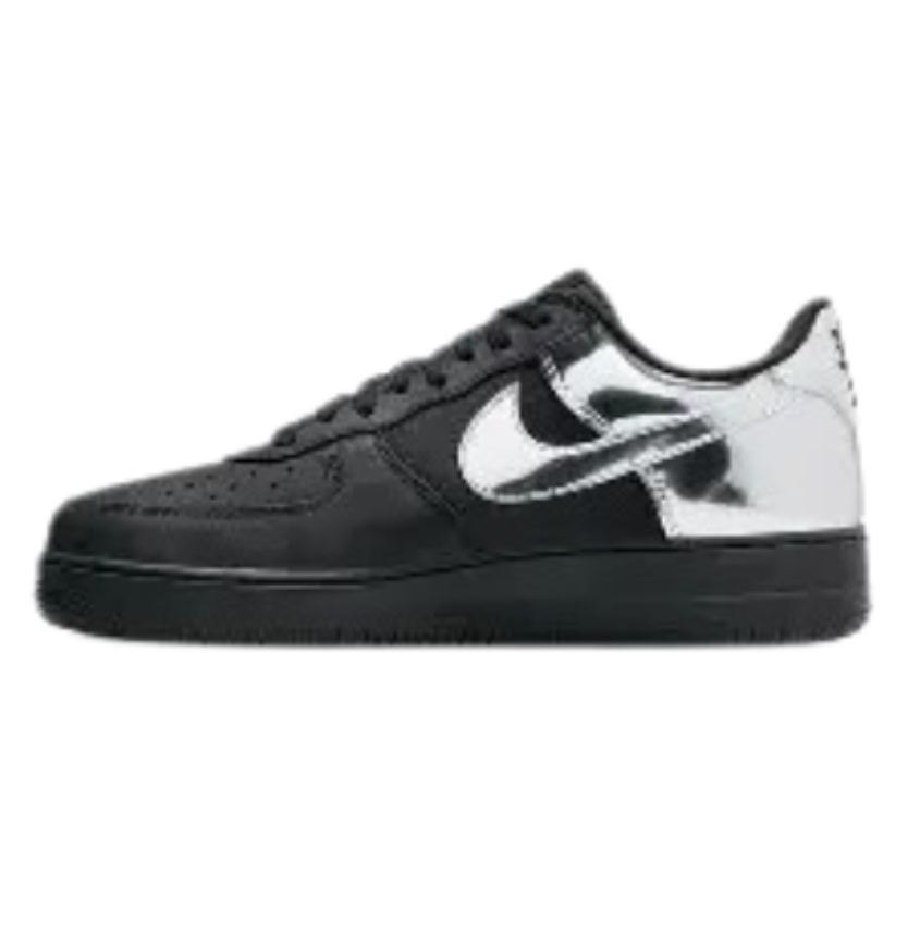 Nik e Airforce 1 All star metallic silver black (Glow in dark) - Image 3