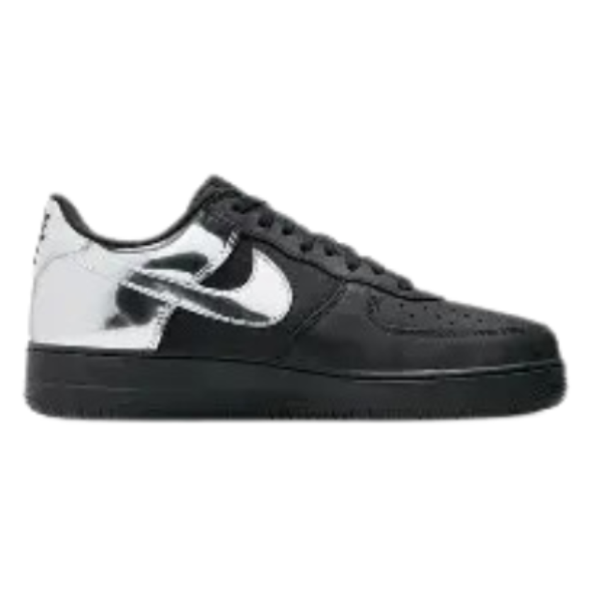 Nik e Airforce 1 All star metallic silver black (Glow in dark)