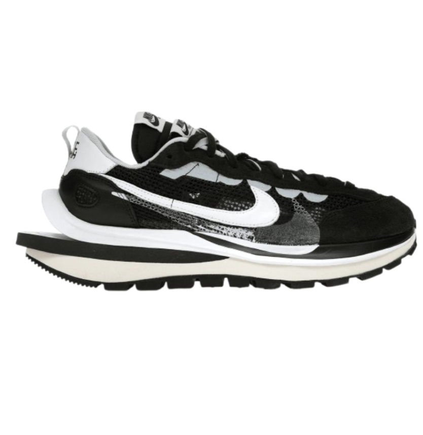 nikee x sacai vapor waffel black white