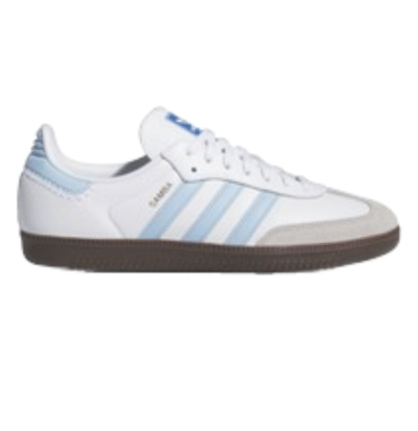 Adidass Samba Leather Sky Blue Mens FIX