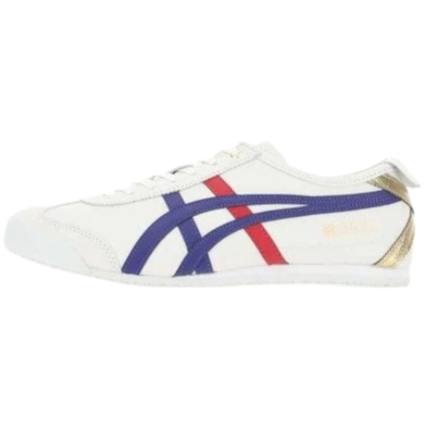 Onitsuka Tiger Slip On White Blue Gold - Image 3