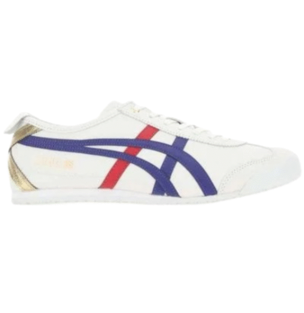 Onitsuka Tiger Slip On White Blue Gold