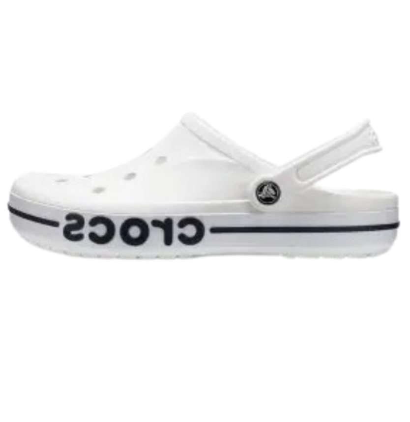 Womens Crocss Bayaband Classic clogs White With 10 Jibbits Charms - Image 3