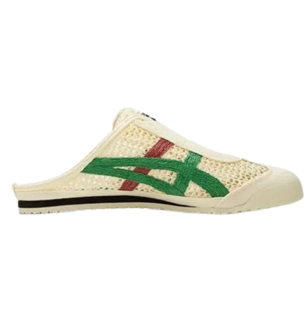 Onitsuka Tiger Mexico 66 Sabot Half Cut Shoe Sneaker White Greenn