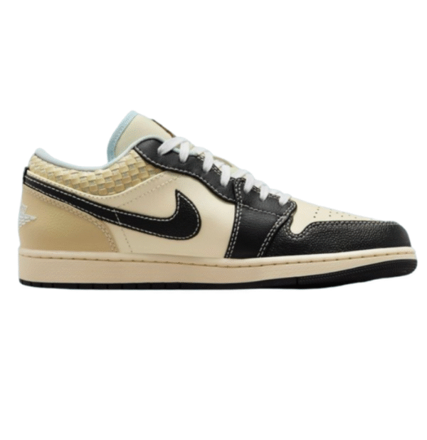 air jordan 1 low se coconut milk black fixxx
