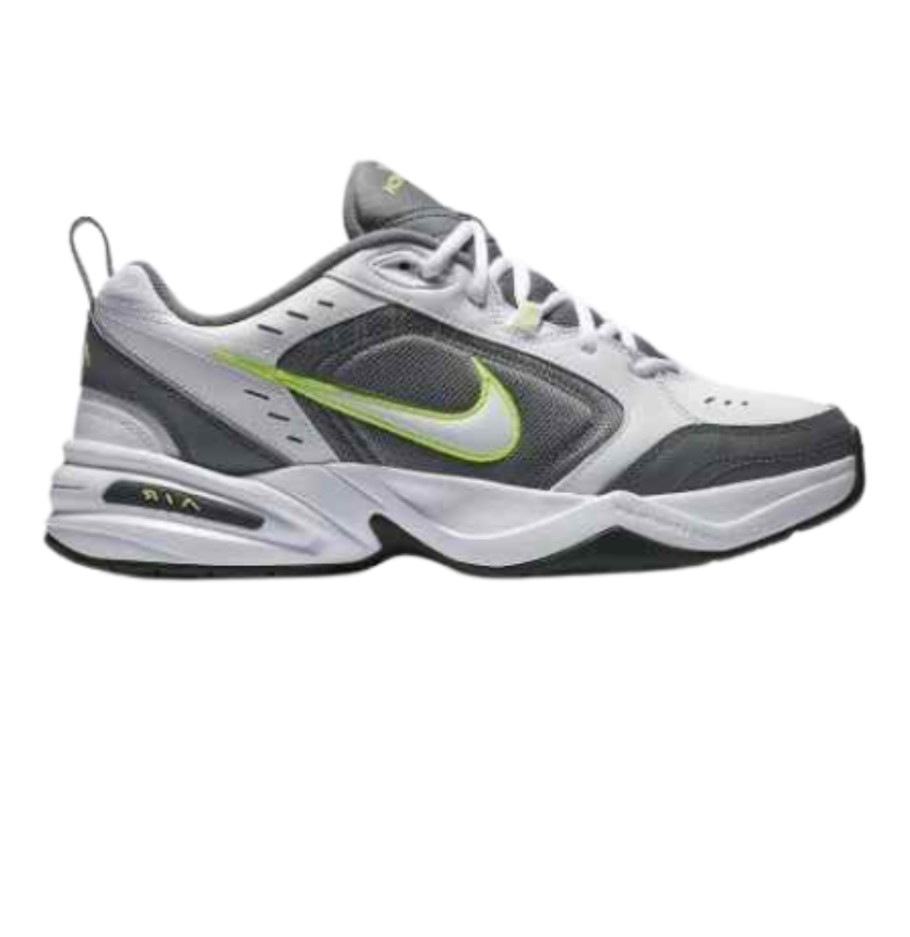 Nikee Air Monarch Iv Trainers X White Cool Grey