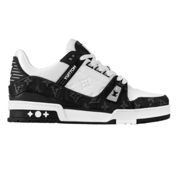 Louiss Vuitton trainer black whitee