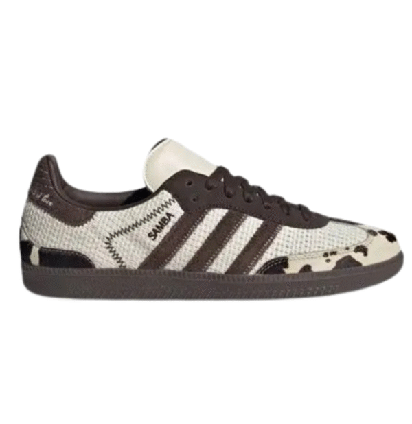 Adidass Samba Notitle Cow Print Brownn