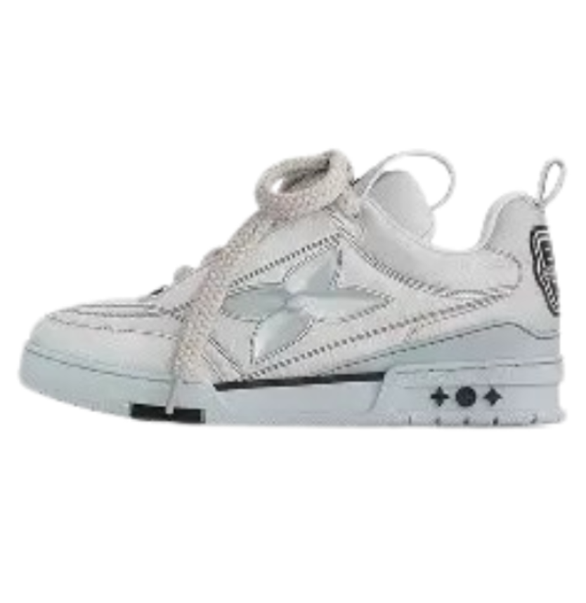 LOUI.S VUITTON SKATE SNEAKER GREY - Image 3