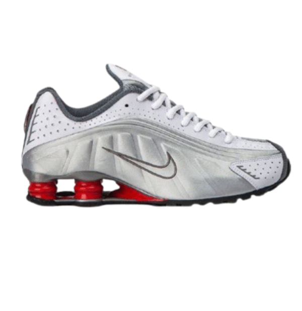 Nikee_ shox_R4_white_metallic_silverr