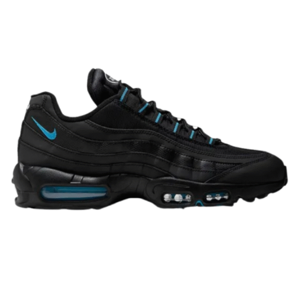 Nikee Airmax 95 Black Laser Bluee
