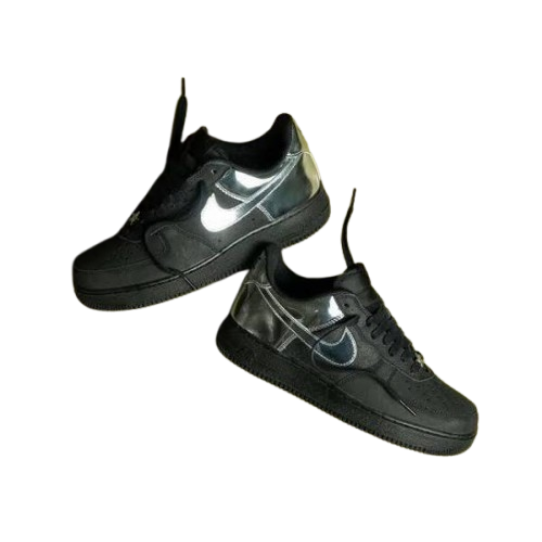 Nik e Airforce 1 All star metallic silver black (Glow in dark) - Image 2
