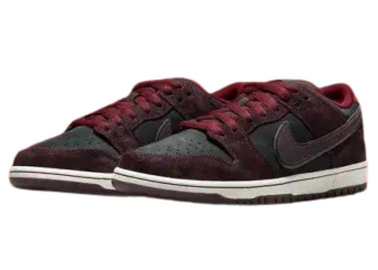 Nik e riot skateshop x dunk pro sb qs low mahogany dark beetroot - Image 2
