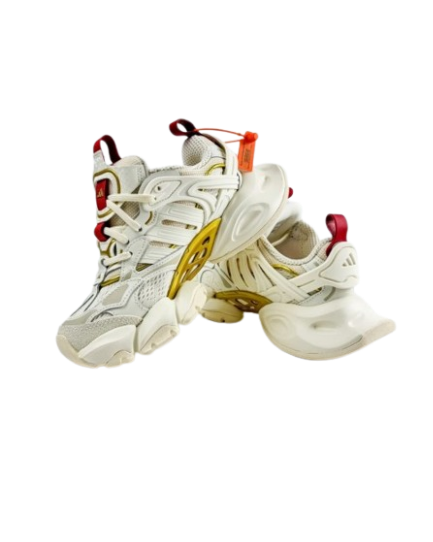 adidass xlg runner white gold metallic red - Image 2