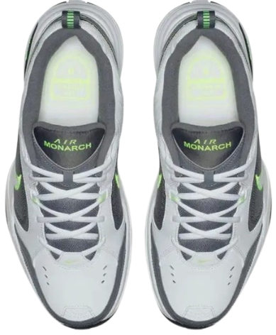 Nikee Air Monarch Iv Trainers X White Cool Grey - Image 2
