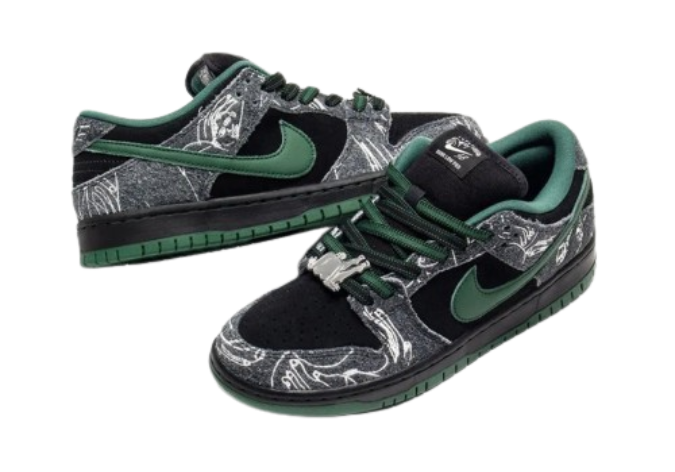 SB DUNK LOW PRO THERE SKATEBOARDS Greenn - Image 2