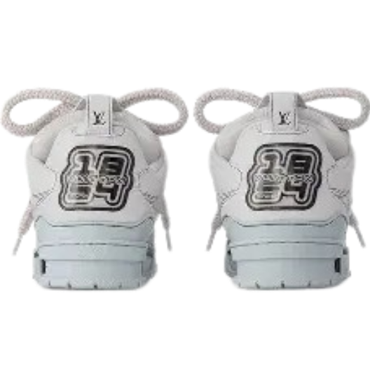 LOUI.S VUITTON SKATE SNEAKER GREY - Image 2