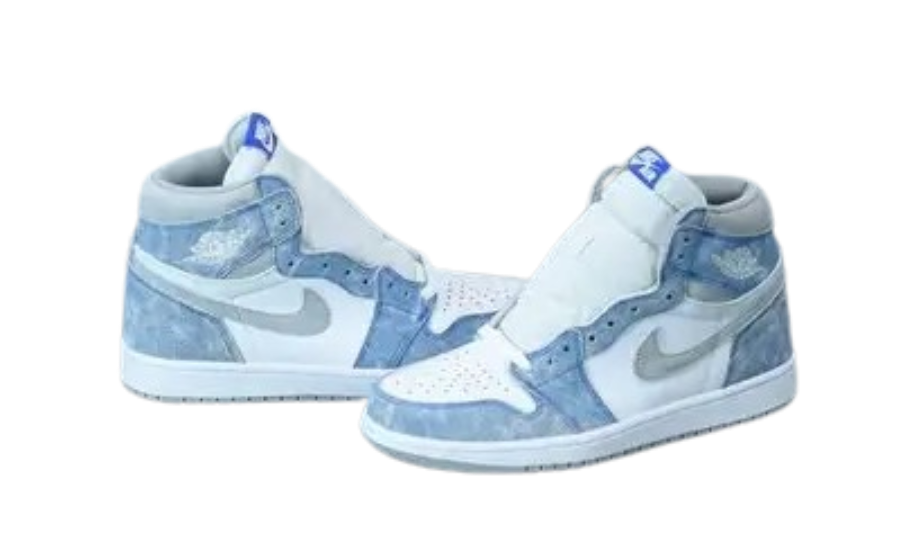 Jordan Retro 1 High Hyper Royal semi ua with extra lace - Image 2