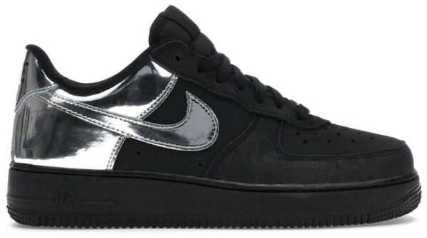Nik e Airforce 1 All star metallic silver black (Glow in dark)