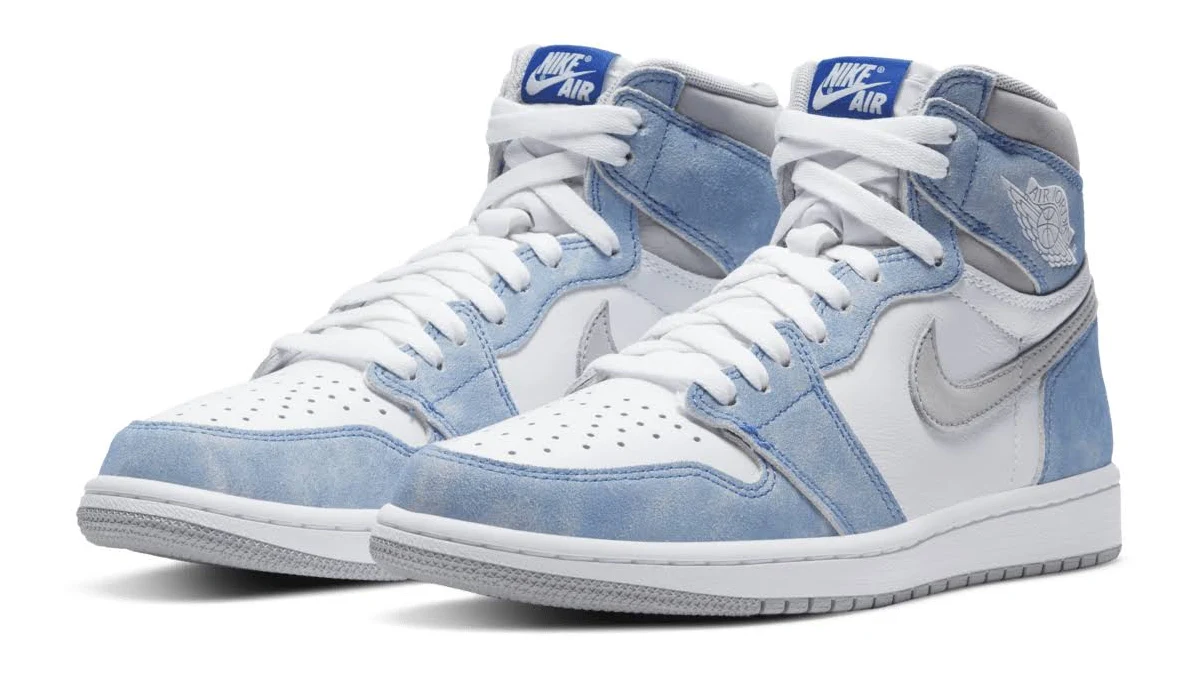 Jordan Retro 1 High Hyper Royal semi ua with extra lace - Image 2